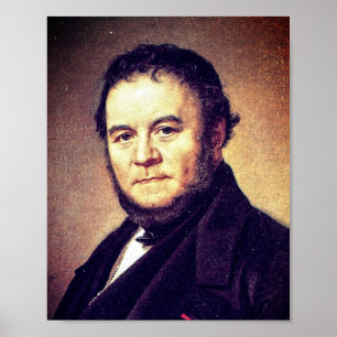Affiche Portrait de Stendhal