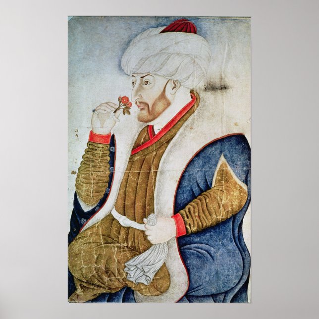 Affiche Portrait de Sultan Mehmet II (Devant)