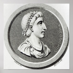 Affiche Portrait de Theodosius