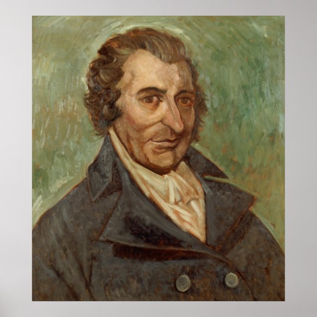 Affiche Portrait de Thomas Paine (Devant)