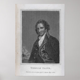 Affiche Portrait de Thomas Paine du Volume I
