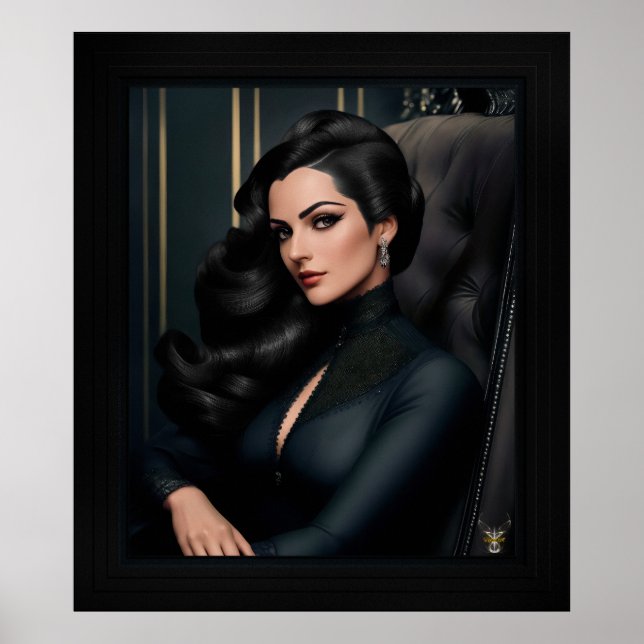 Affiche Portrait de Tressa Straninski par Xzendor7 (Devant)