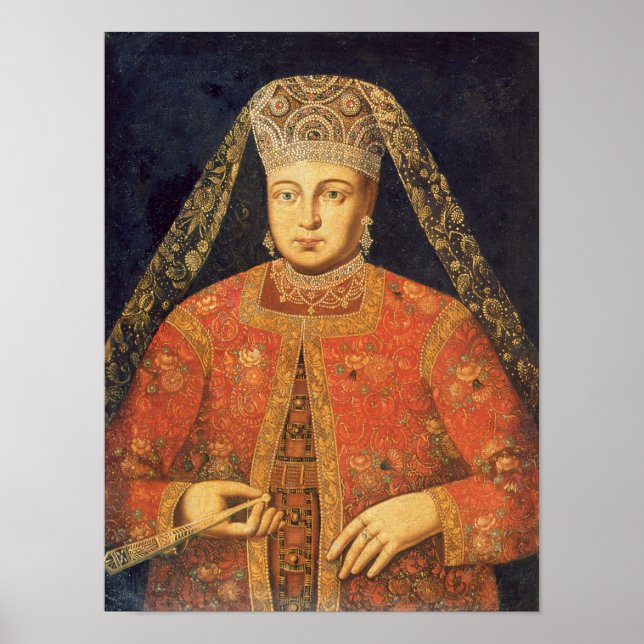 Affiche Portrait de Tsarina Marfa Matveyevna (Devant)
