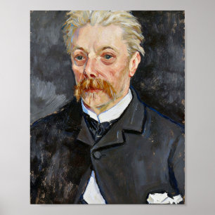 Affiche Portrait de Van Gogh de l'homme à la moustache