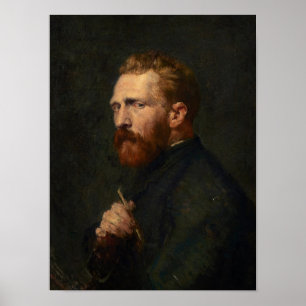 Affiche Portrait de Vincent van Gogh par John Peter Russel