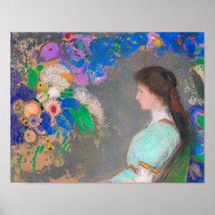 Affiche Portrait de Violette Heymann, Redon