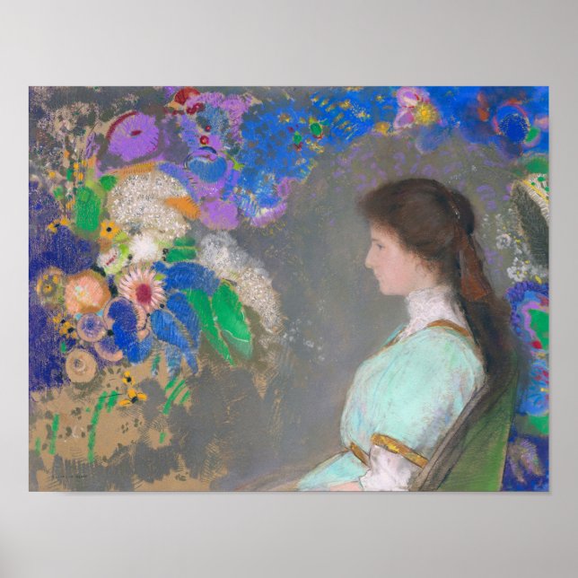 Affiche Portrait de Violette Heymann, Redon (Devant)