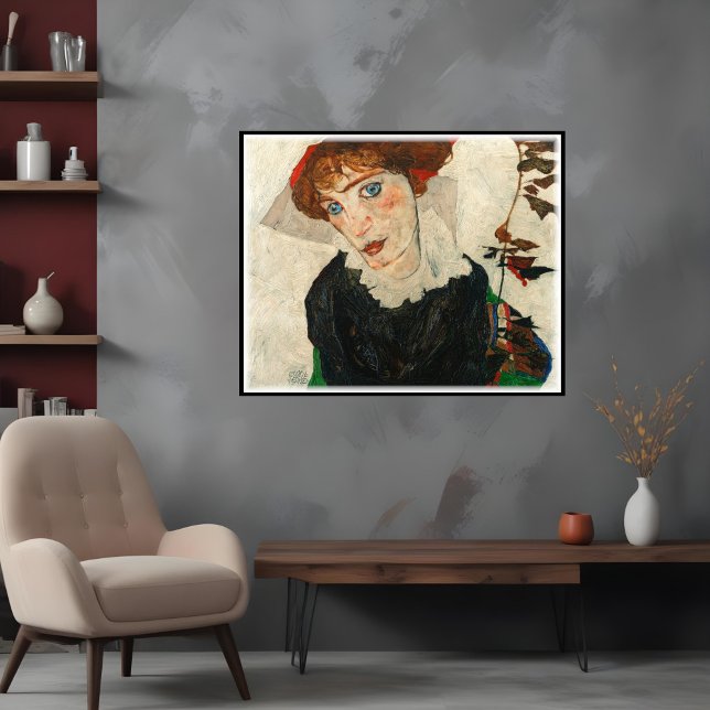 Affiche Portrait de Wally Neuzil, Egon Schiele (Créateur téléchargé)