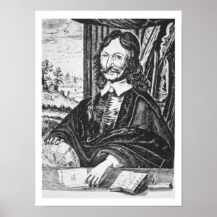 Affiche Portrait de William Lilly (1602-81), de son "Chr.