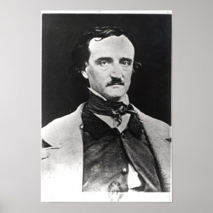 Affiche Portrait d'Edgar Allan Poe