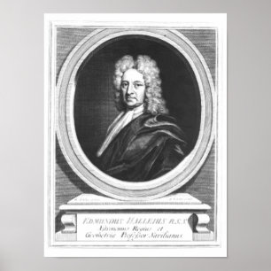 Affiche Portrait d'Edmond Halley