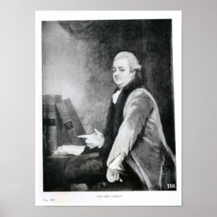 Affiche Portrait d'Edward Gibbon