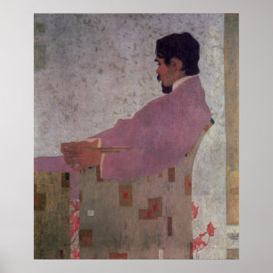 Affiche Portrait d'Egon Schiele du peintre Anton Peschka