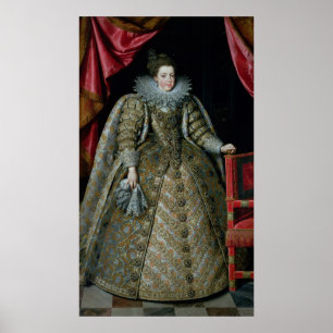 Affiche Portrait d'Elisabeth de France 1615