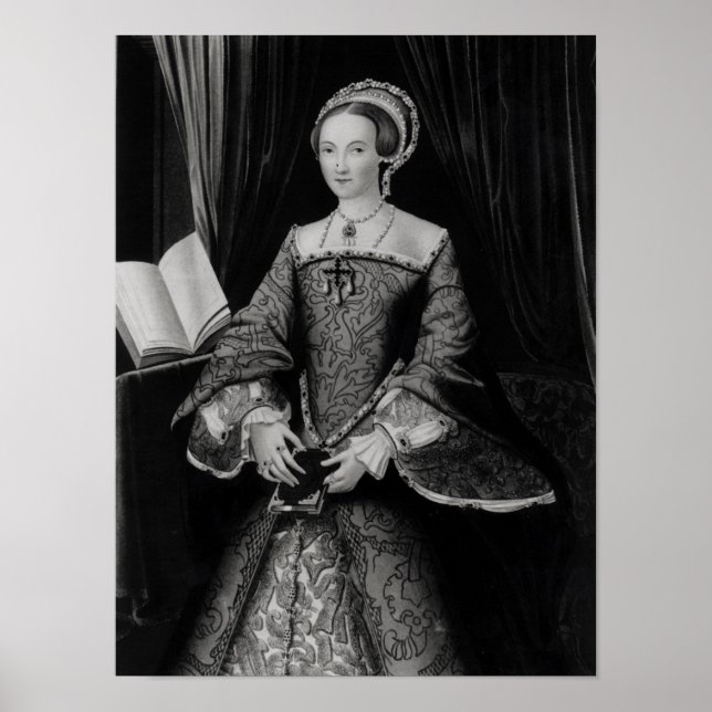 Affiche Portrait d'Élisabeth I quand Princesse c.1546 (Devant)