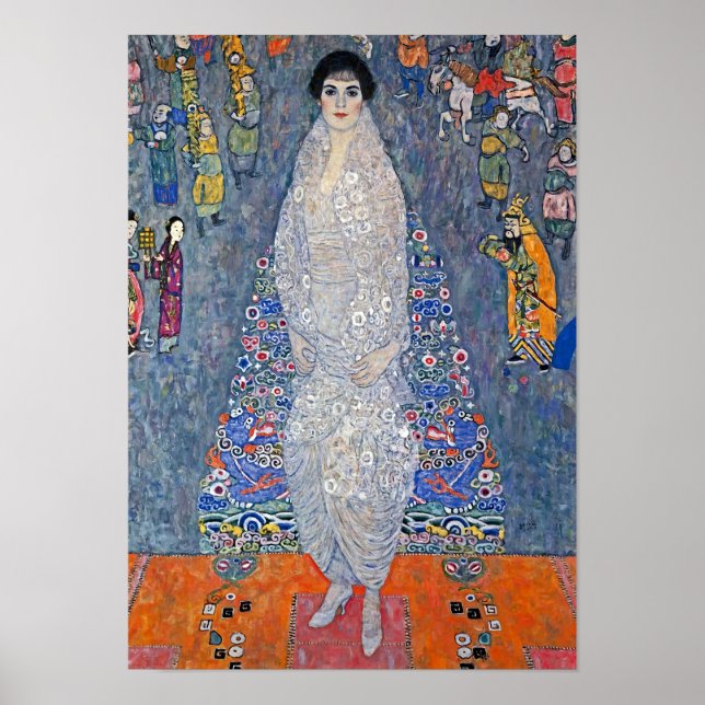 Affiche Portrait d'Elisabeth Lederer par Gustav Klimt (Devant)