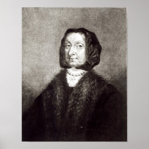 Affiche Portrait d'Elizabeth Cromwell