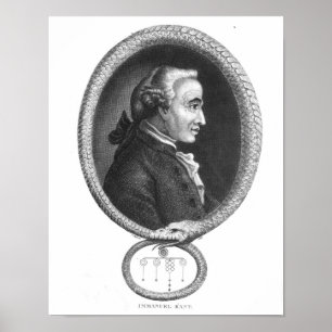 Affiche Portrait d'Emmanuel Kant 2