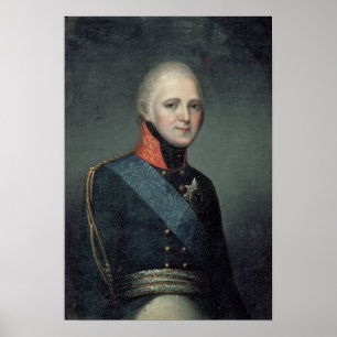 Affiche Portrait d'empereur Alexandre I, 1804