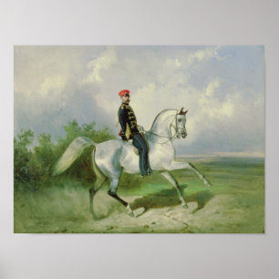 Affiche Portrait d'empereur Alexandre II 1876