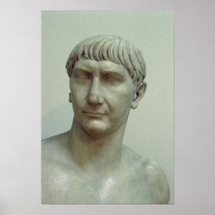 Affiche Portrait d'empereur Trajan