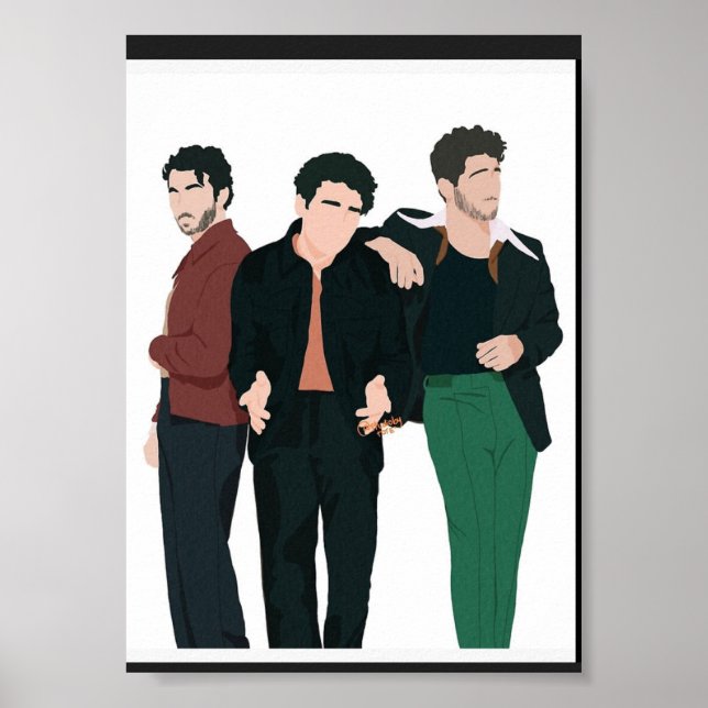 Affiche Portrait des frères Jonas (Devant)