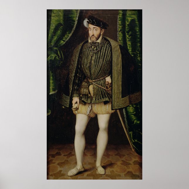 Affiche Portrait d'Henri II (Devant)