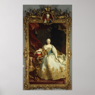 Affiche Portrait d'impératrice Maria Theresa