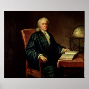 Affiche Portrait d'Isaac Newton, c.1726