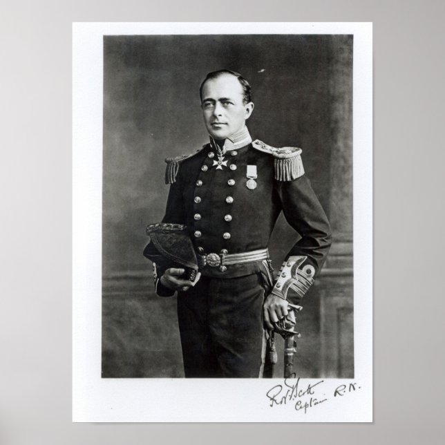 Affiche Portrait du capitaine Robert Falcon Scott (Devant)