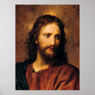 Affiche Portrait du Christ par Heinrich Hofmann