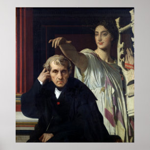 Affiche Portrait du compositeur italien Cherubini