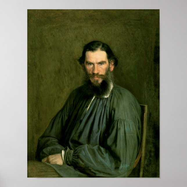 Affiche Portrait du Comte Lev Nikolaevich Tolstoï 1873 (Devant)