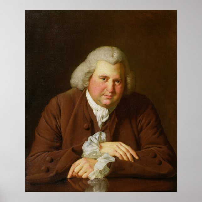 Affiche Portrait du Dr Erasmus Darwin (Devant)