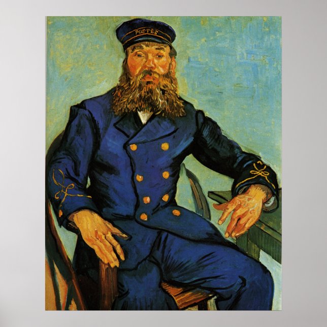 Affiche Portrait du facteur Joseph Roulin - Van Gogh (Devant)