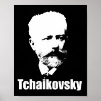 Portrait du grand compositeur russe Tchaïkovski