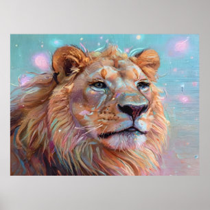 Affiche Portrait du lion