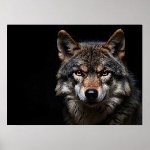 Affiche Portrait du loup