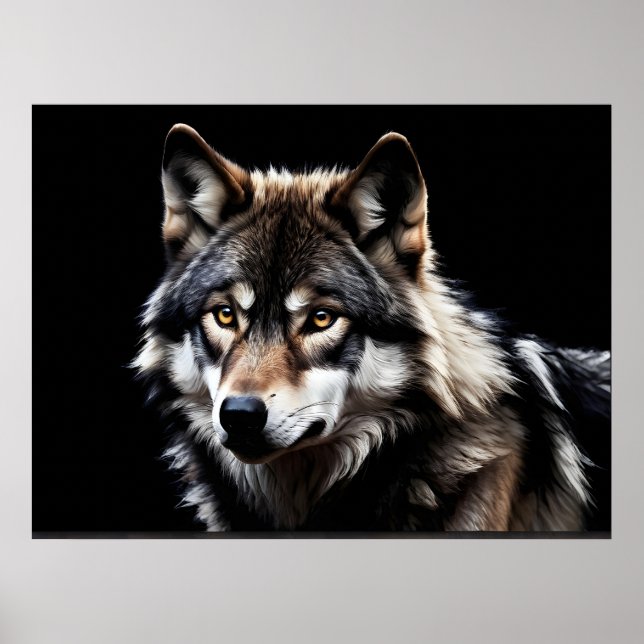 Affiche Portrait du loup (Devant)