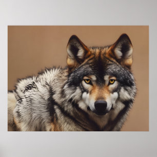 Affiche Portrait du loup