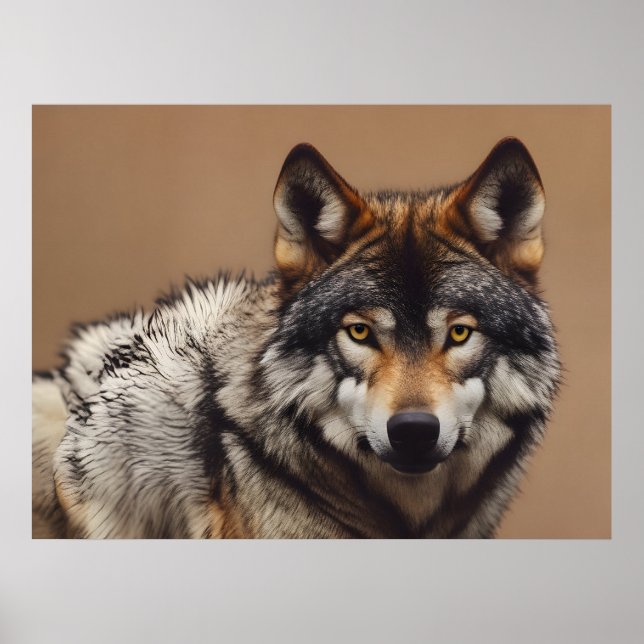 Affiche Portrait du loup (Devant)