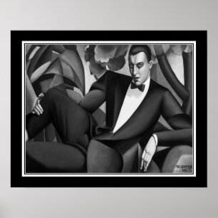Affiche Portrait du Marquis d'Afflito par Tamara de Lempik