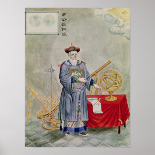 Affiche Portrait du père Ferdinand Verbiest