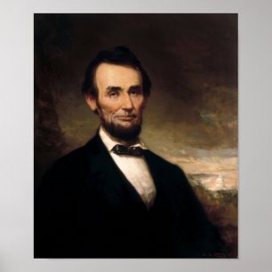 Affiche Portrait du président Lincoln - Histoire de George