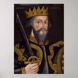 Affiche Portrait du Roi William I The Conqueror