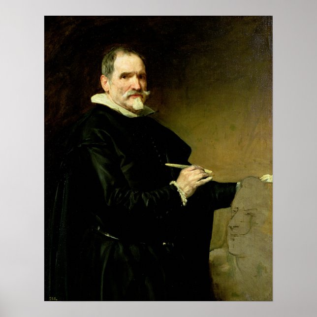 Affiche Portrait du sculpteur, Juan Martinez (Devant)