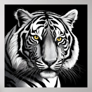 Affiche Portrait du tigre