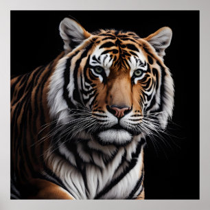 Affiche Portrait du tigre