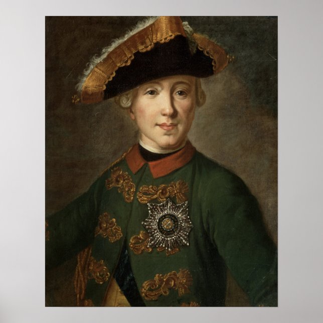 Affiche Portrait du tsar Pierre III (Devant)