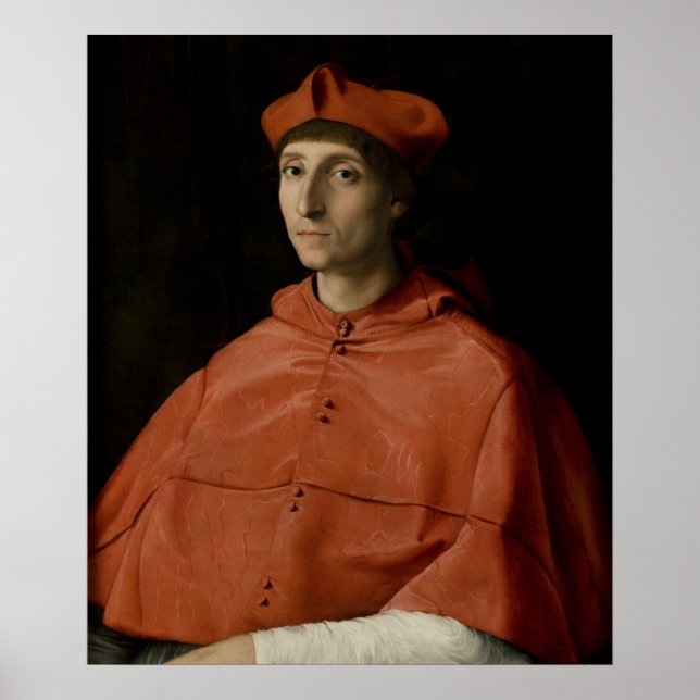Affiche Portrait d'un cardinal (Devant)